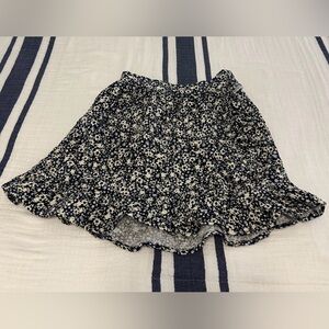 Carter's Blue and White Floral Skirt with Ruffle Trim. Girls XL (14), NWOT!